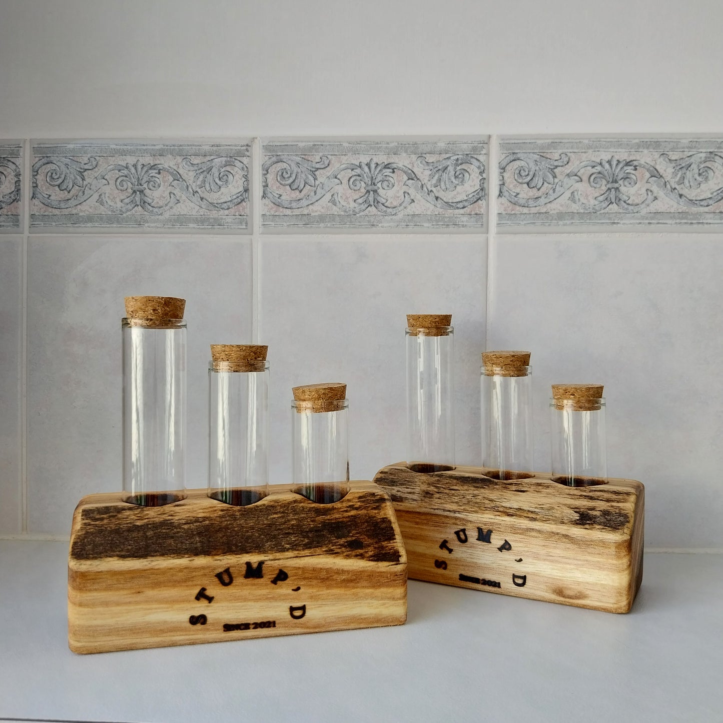 Bud Vase / Plant Propagation 3 tubes - Marri