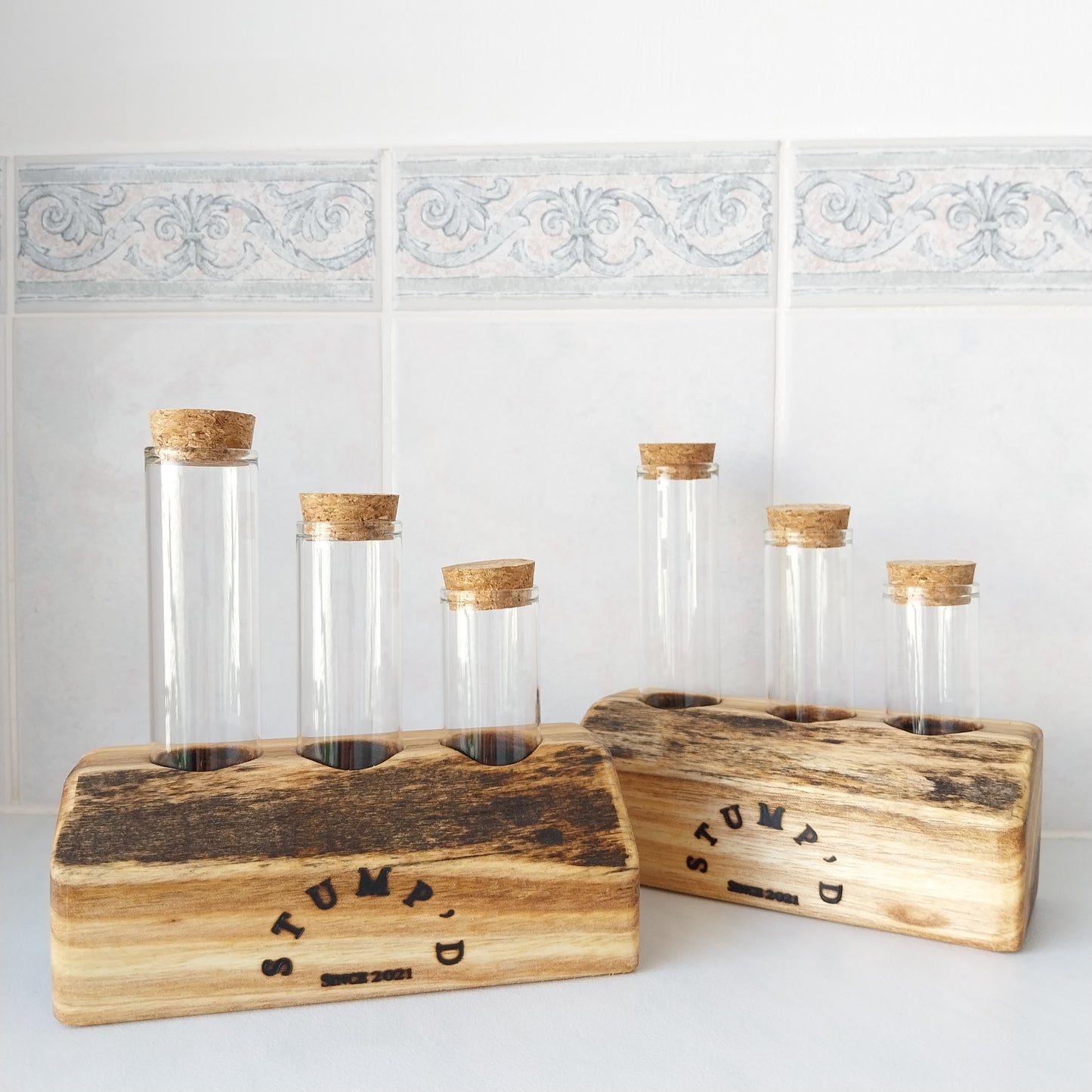 Bud Vase / Plant Propagation 3 tubes - Marri