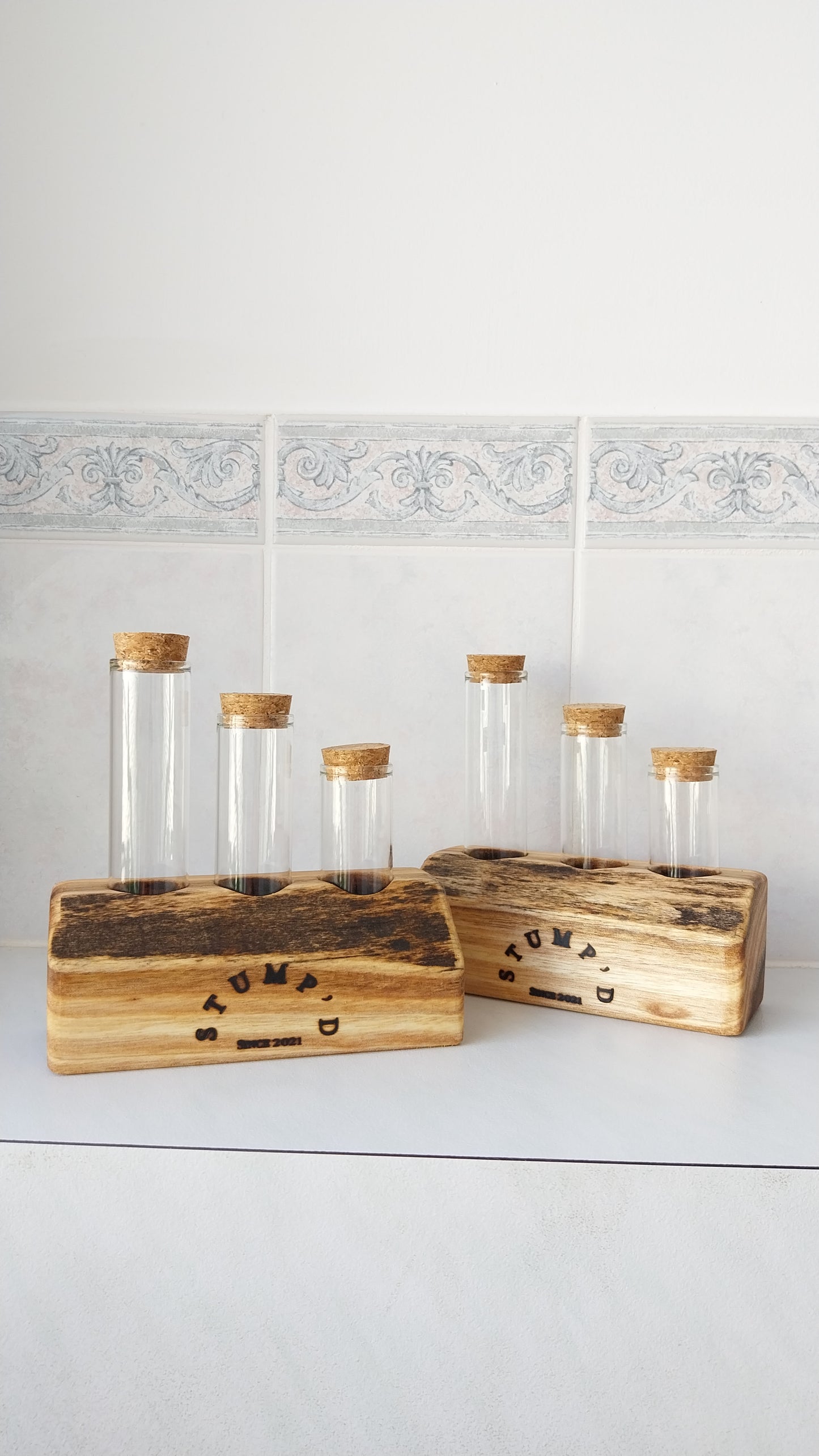 Bud Vase / Plant Propagation 3 tubes - Marri