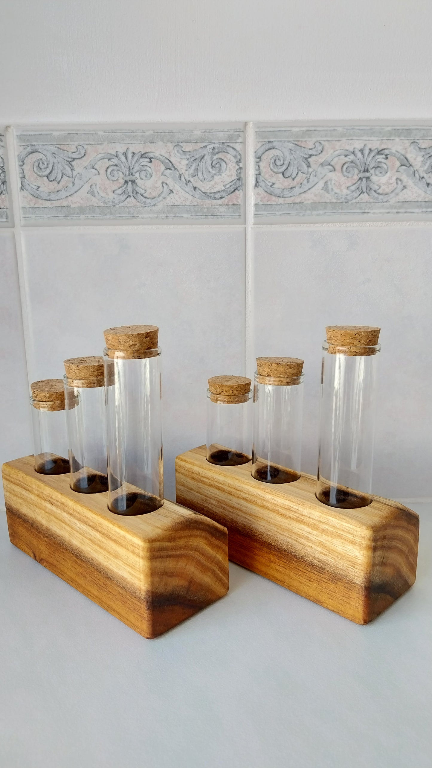 Bud Vase / Plant Propagation 3 tubes - Marri